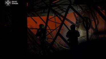 Атака на Київ_3 / © ДСНС