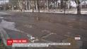 В Днепре около десятка водителей повредили авто на одном отрезке проспекта