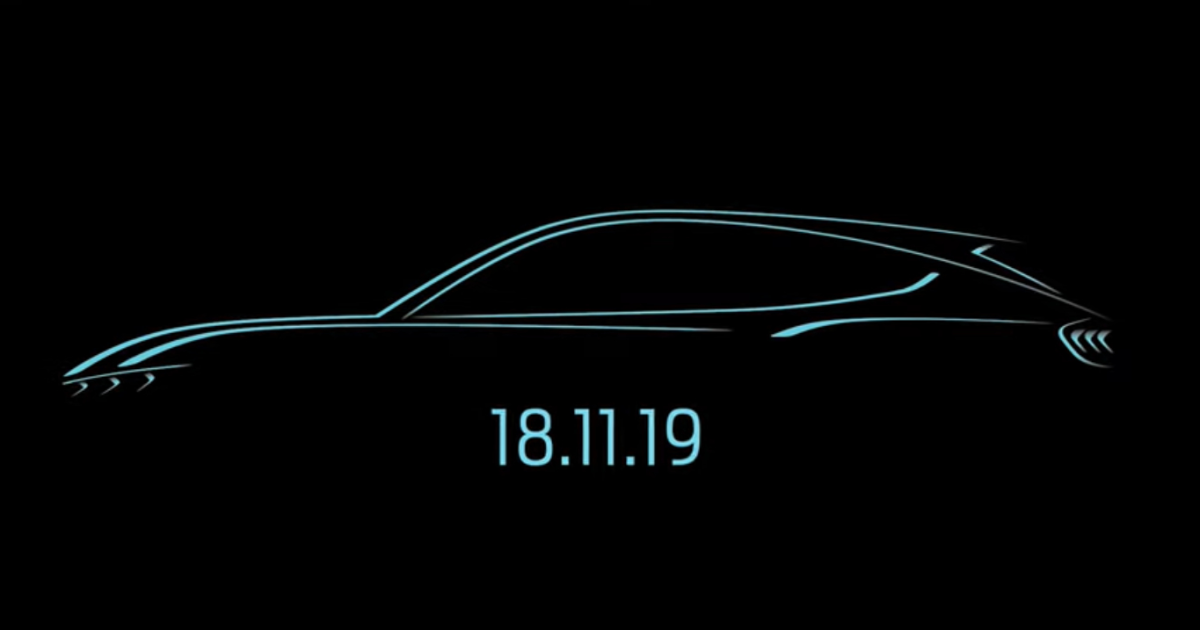 Электрический кроссовер Ford Mustang представят осенью. Видео