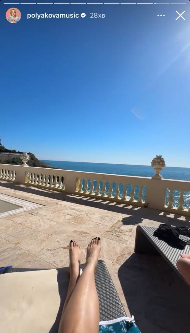 Оля Полякова с дочерью Машей на отдыхе / © instagram.com/polyakovamusic
