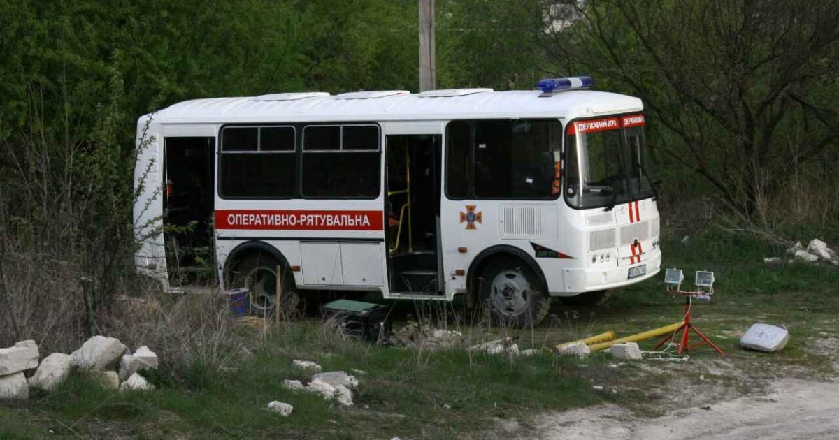 Обвал у штольні на Вінниччині_8 / © ГУ ДСНС України у Вінницькій області