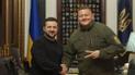Президент Украины Владимир Зеленский и посол Украины в Великобритании, бывший главком ВСУ Валерий Залужный