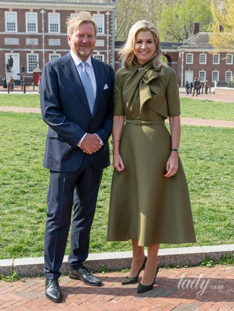 Король Виллем-Александр и королева Максима