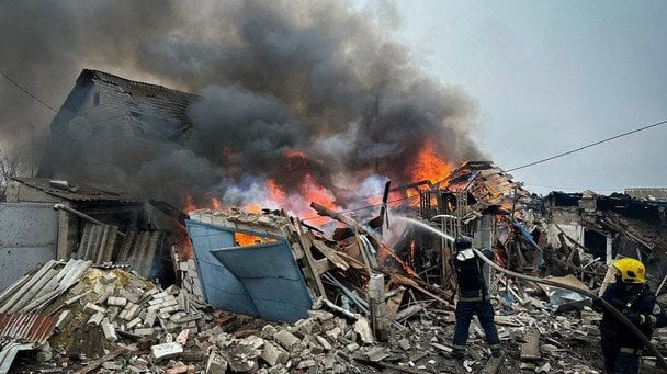  Удар РФ по Чугуєву / ДСНС