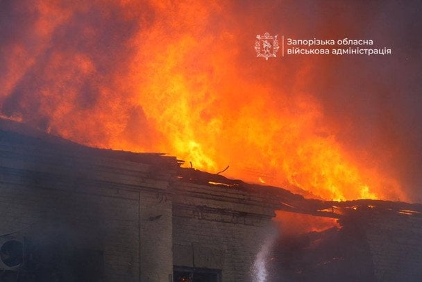 Наслідки атаки на Запоріжжя 26 червня / © Очільник Запорізької ОВА Іван Федоров