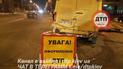 ДТП в Киеве: водителей бусов спасли подушки безопасности