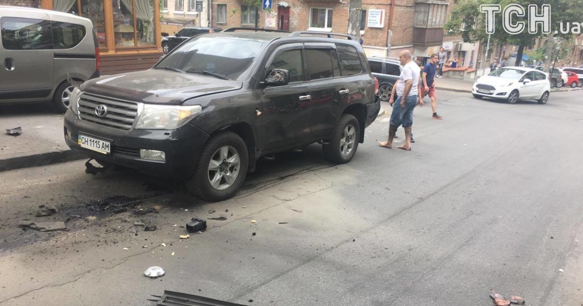 Фото с места взрыва