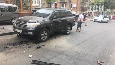 Вибух авто в центрі Києва_3 / © ТСН.ua