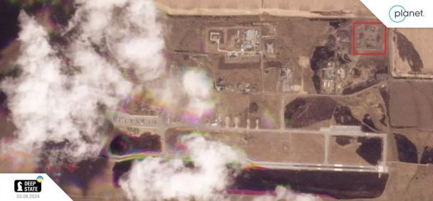 Аеродром "Морозовськ" після удару, знімок 3 серпня 2024 року / © t.me/DeepStateUA