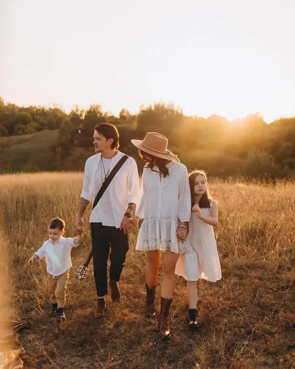 Євген Галич з родиною