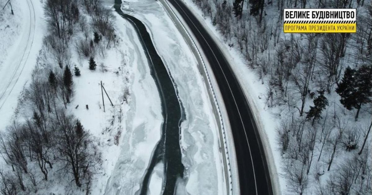 Возле водопада Труфанец завершилась "Большая стройка" самой длинной подпорной стенки Украины
