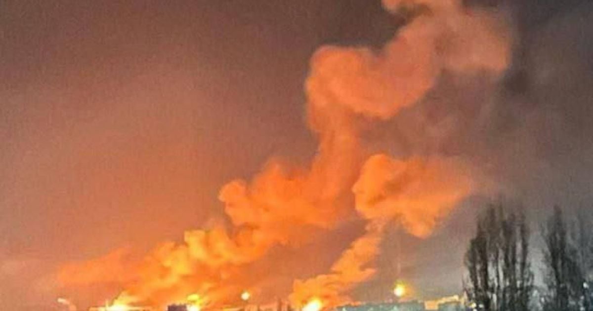 В Кропивницком прогремели взрывы, город в огне/Фото из соцсетей