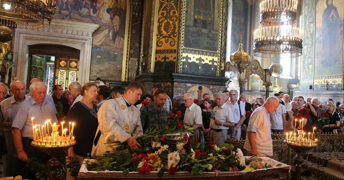 драч, собор, прощання, відспівування / © УНИАН