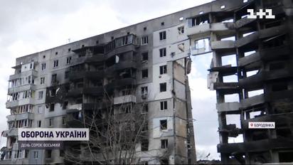 В Бородянке 12-й день разбирают завалы и пытаются возобновить коммуникации