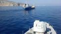 В Эгейском море турецкое судно протаранило греческий корабль