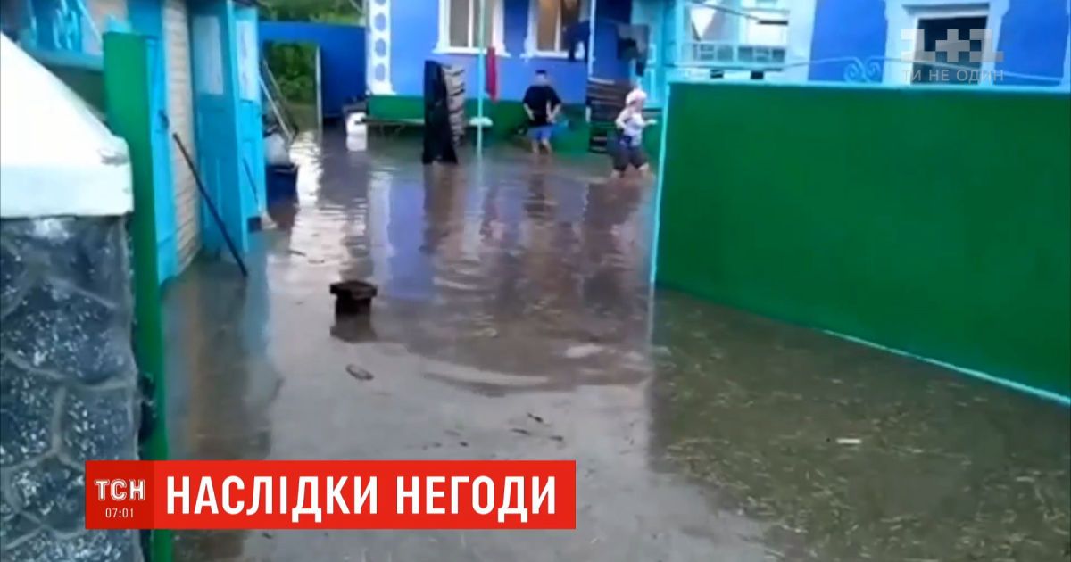 Затопленные огороды и дома: в Винницкой области прошел мощный ливень