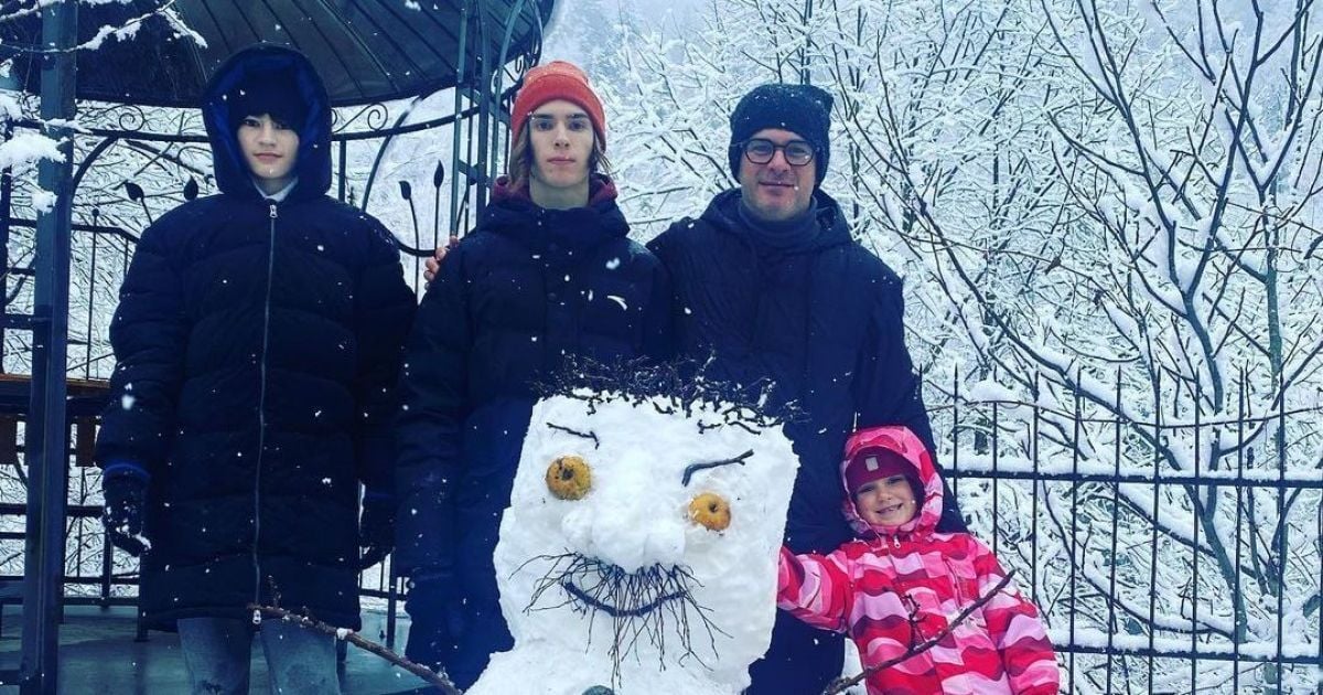 Арсен Мірзоян з дітьми