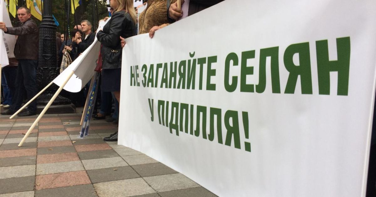 Мітинг аграріїв під Радою_1 / © Громадське ТБ