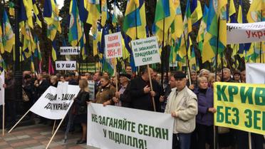 Мітинг аграріїв під Радою_5 / © Громадське ТБ
