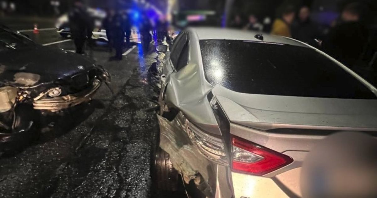 Масштабна ДТП у Києві 11 листопада / © Патрульна поліція Києва