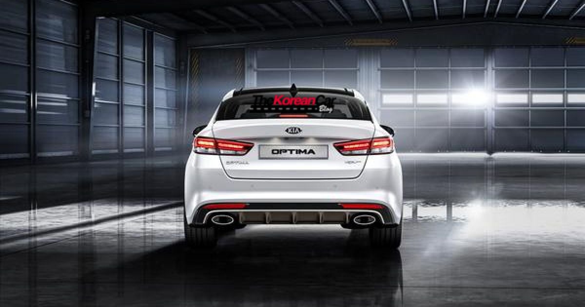 В Сети появилось изображение "заряженной" версии Kia Optima
