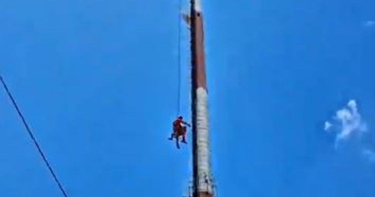 Спасение вора / Фото: Corpo de Bombeiros Militar do Amazonas