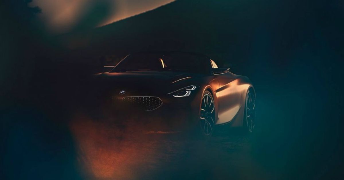 BMW опубликовала тизер нового концептуального родстера