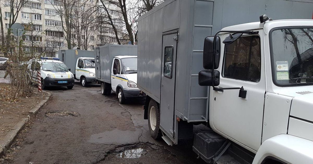 Активісти блокують Лук'янівське СІЗО_1 / © Фото Івана Гребенюка/ТСН