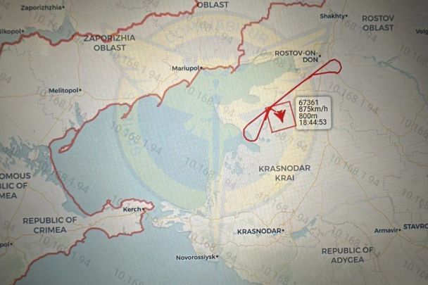 Збитий російський А-50 - ГУР опублікувало відстеження останнього ...