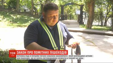 Будь заметным, или плати: ВР приняла новый законопроект для пешеходов