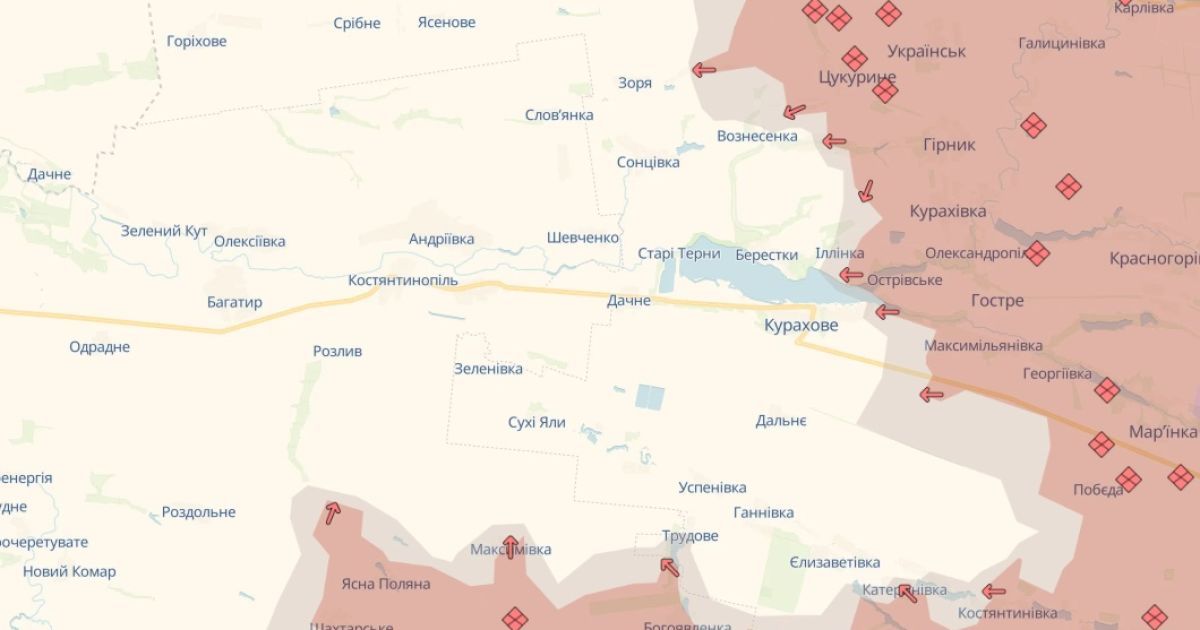 Городу Курахово на Донетчине грозит окружение