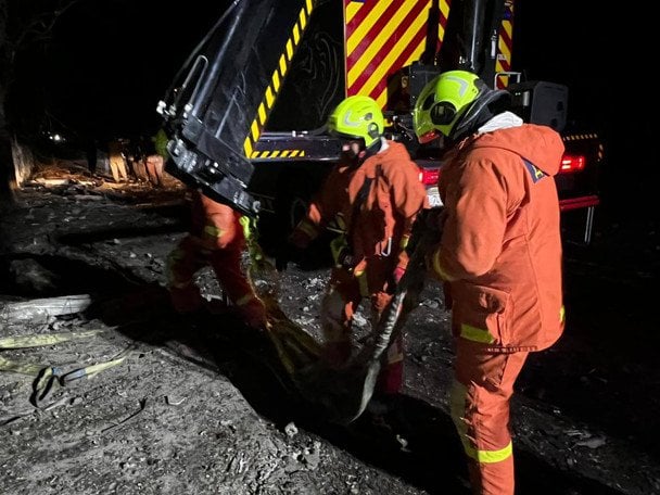 Наслідки атаки на Київську область 25 листопад / © Микола Калашник