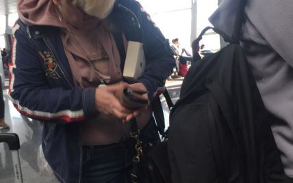 ТСН.uа застукал главу Нацбанка Гонтареву в рваных джинсах в Борисполе
