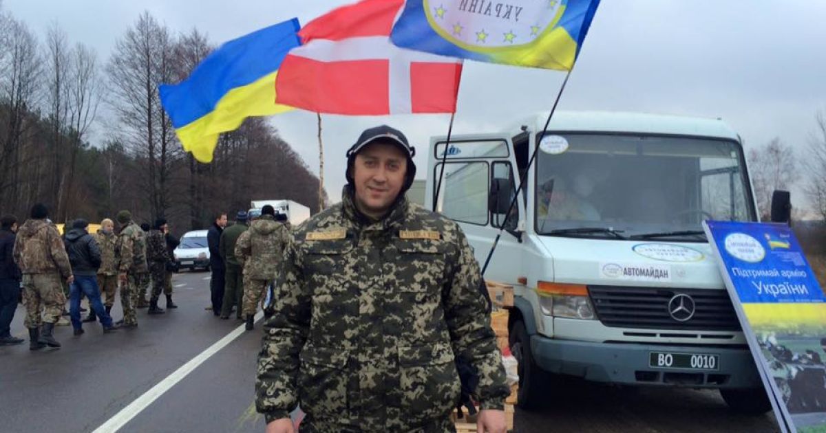 На Волині активісти блокують груз вантажівок із РФ / © facebook/Vasylenko Dmytro