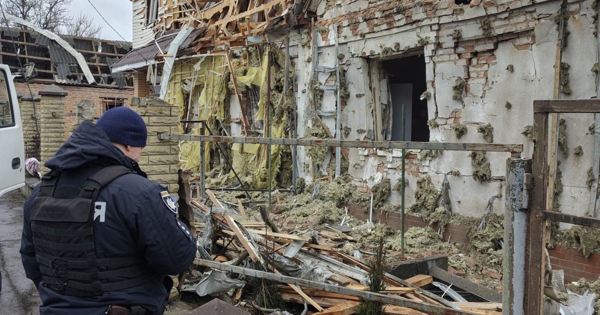 Наслідки атаки ворожих безпілотників по Київській області