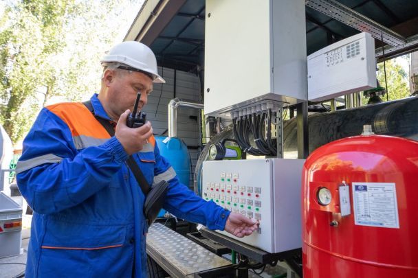 Тестування мобільної пересувної котельні / Фото КМДА / ©