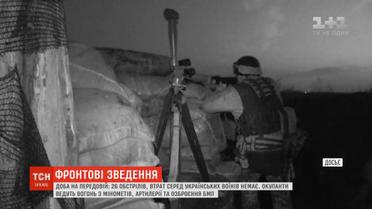 Доба на передовій: втрат серед українських воїнів немає