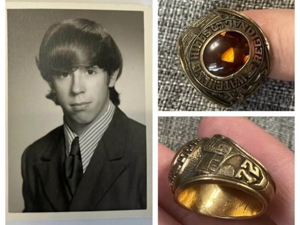 Джим Кілан та знайдений перстень / Фото: patch.com