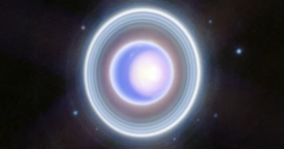 Зображення Урана Фото: NASA, ESA, CSA, STScI