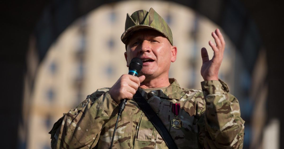 Марш батальйону ОУН у Києві_8 / © УНИАН