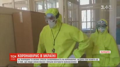 Во Львовской и Волынской областях возросла заболеваемость на коронавирус