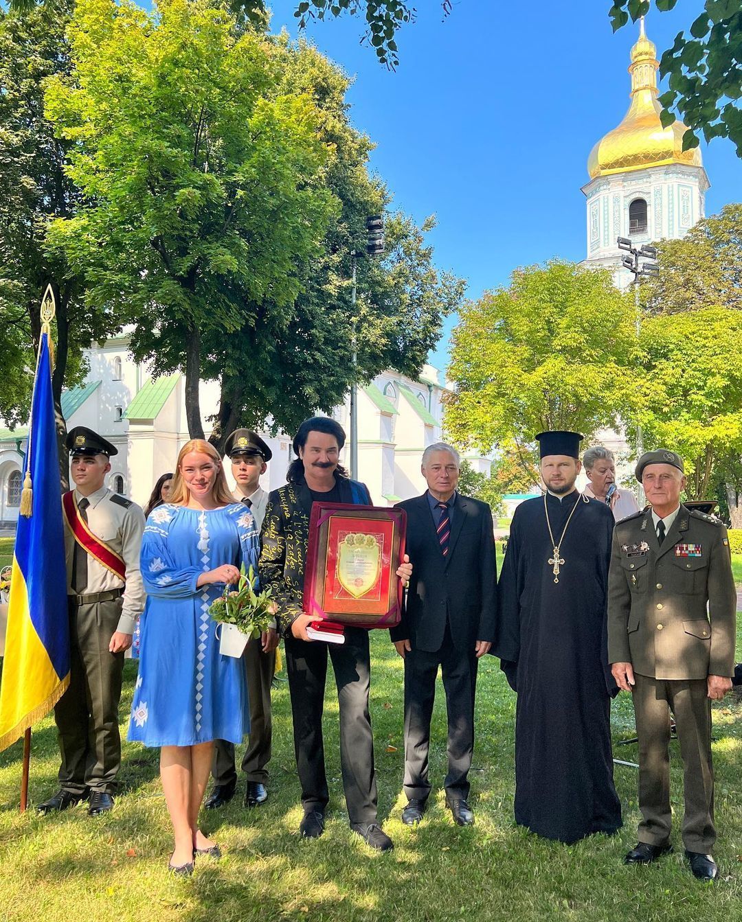 Павел Зибров получил почетную награду / © instagram.com/pavlo_zibrov