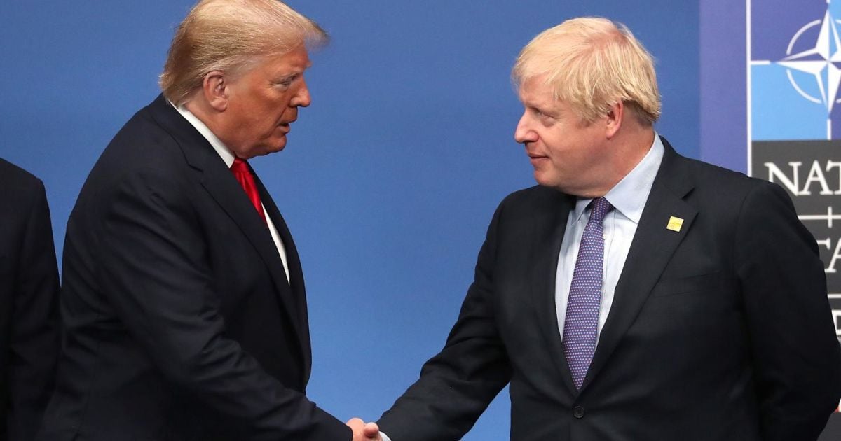 Дональд Трамп та Борис Джонсон