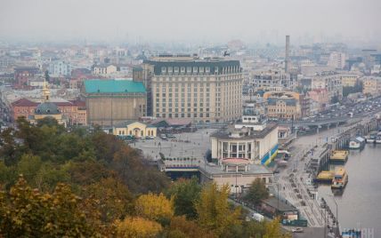 В воздухе Киева резко возросло количество вредных примесей