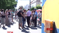 В Чернигове рыночники перекрыли движение транспорта на центральном проспекте города