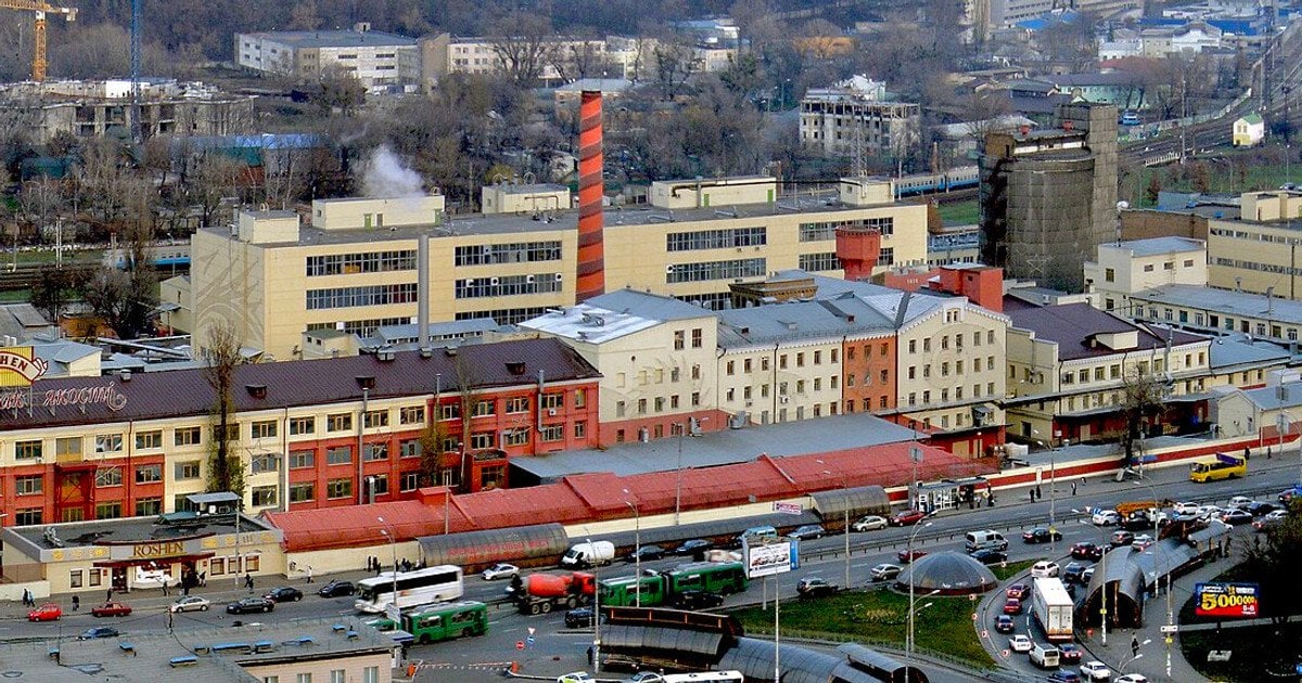 Фабрика Roshen в Киеве