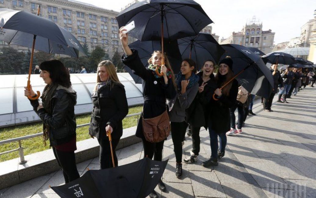 Акция "Walk for Freedom" ко дню противодействия торговле людьми состоялась в Киеве / © УНИАН