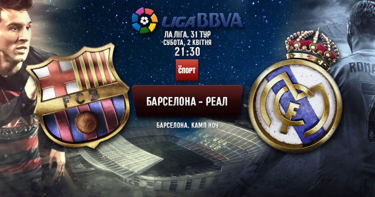 "Барселона" - "Реал" - 1:2. Онлайн-трансляция