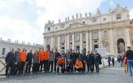 "Шахтар" відвідав Ватикан перед суперматчем проти "Роми" у Лізі чемпіонів