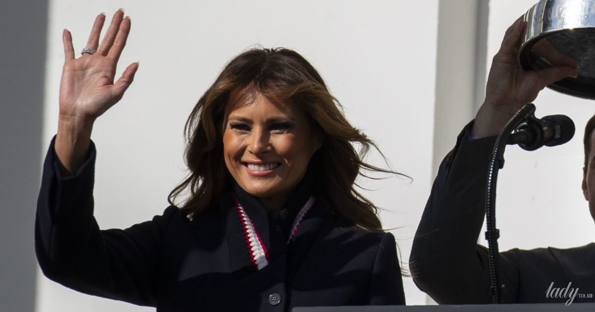 Мелания трамп в скромном аутфите побывала на мероприятии в белом доме
